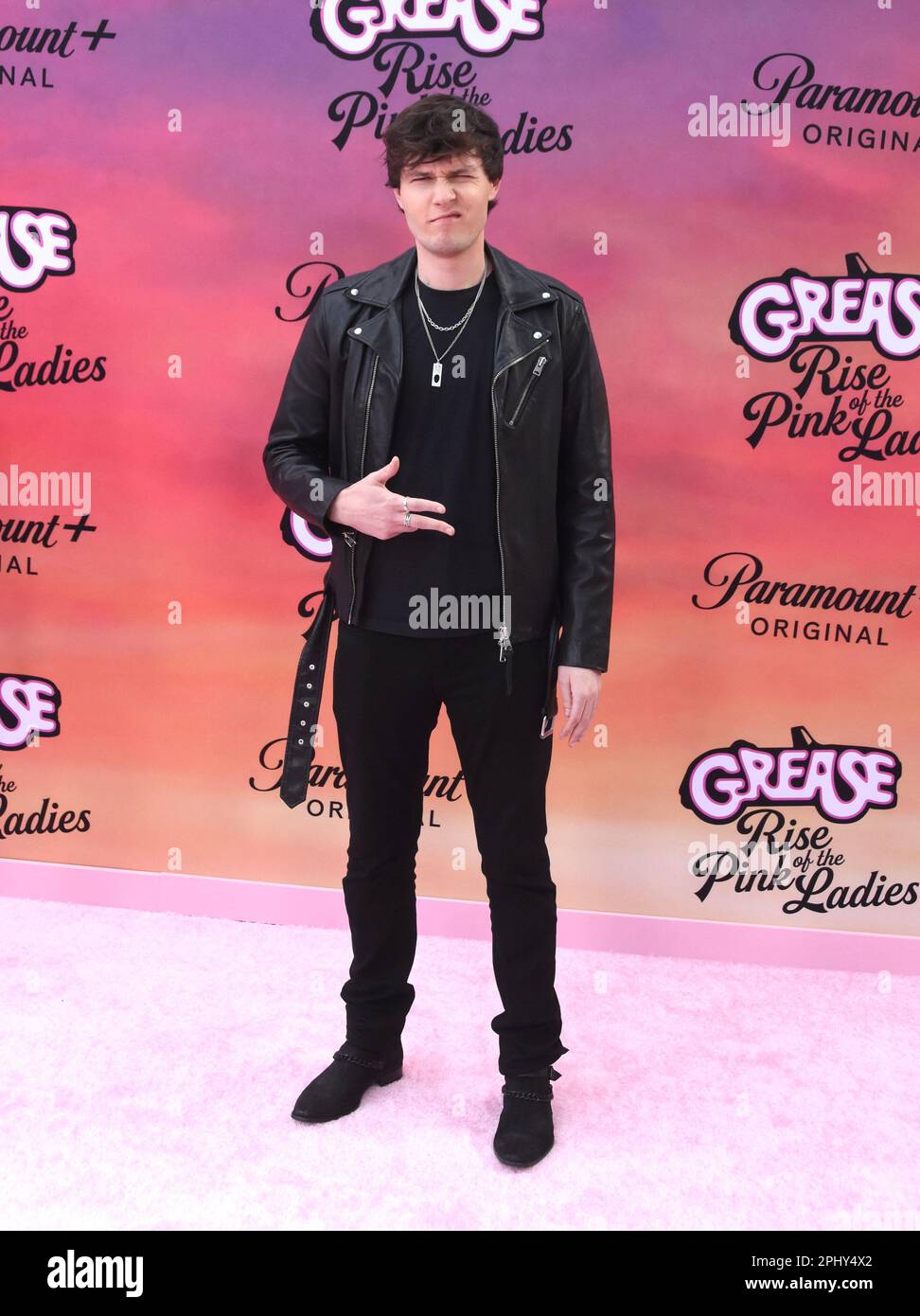 Los Angeles, California, USA. 29th March 2023 Zach Justice attends the ...