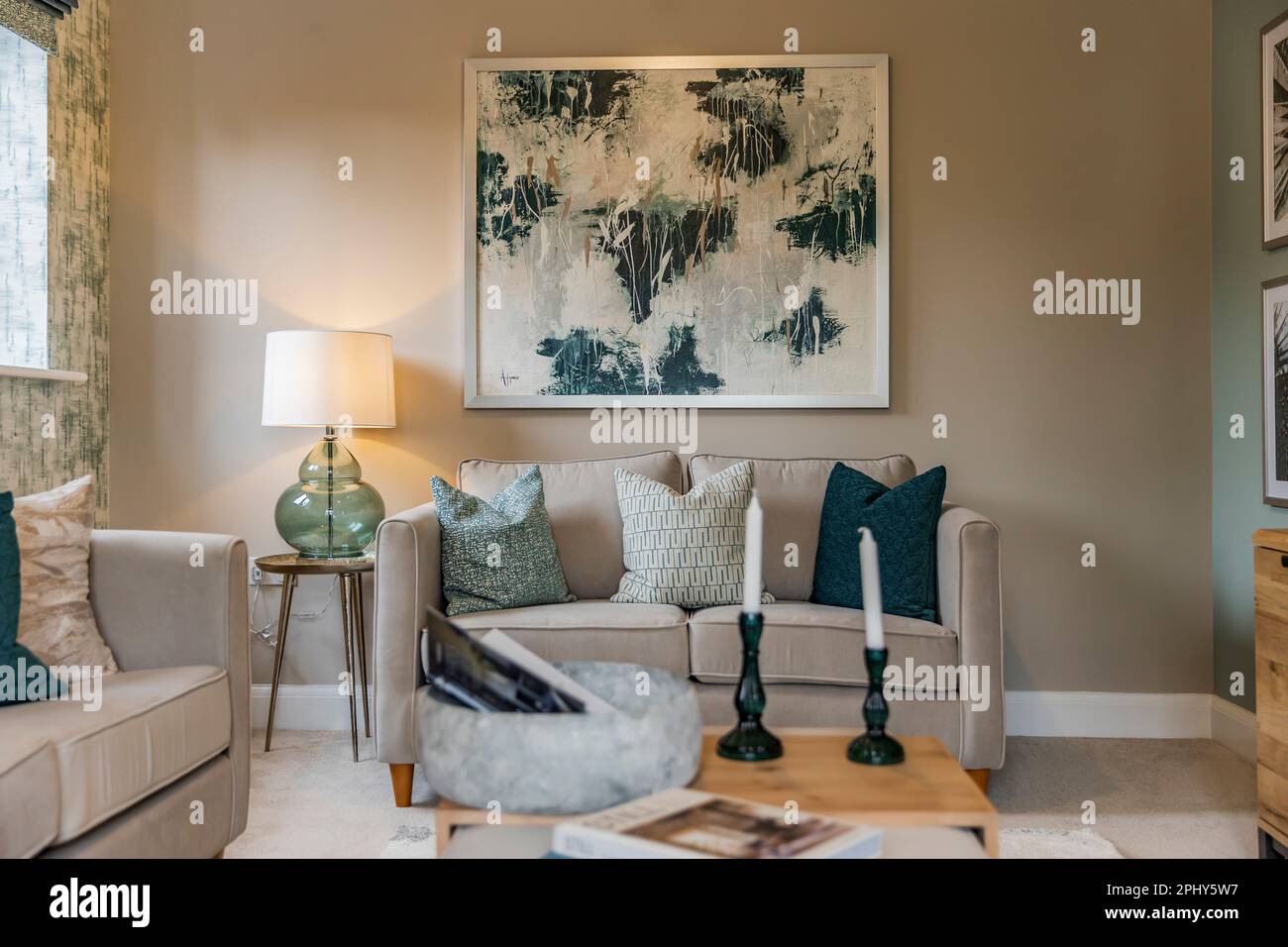View of Living Room Interior Photography, Interior Design Stock Photo - Alamy