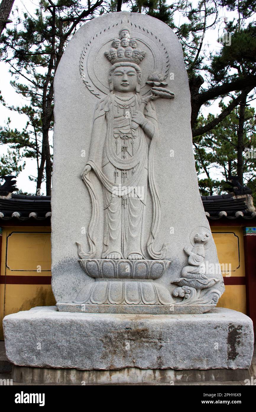 Quan Yin or Kuan Yin chinese goddess statue for korean people travelers