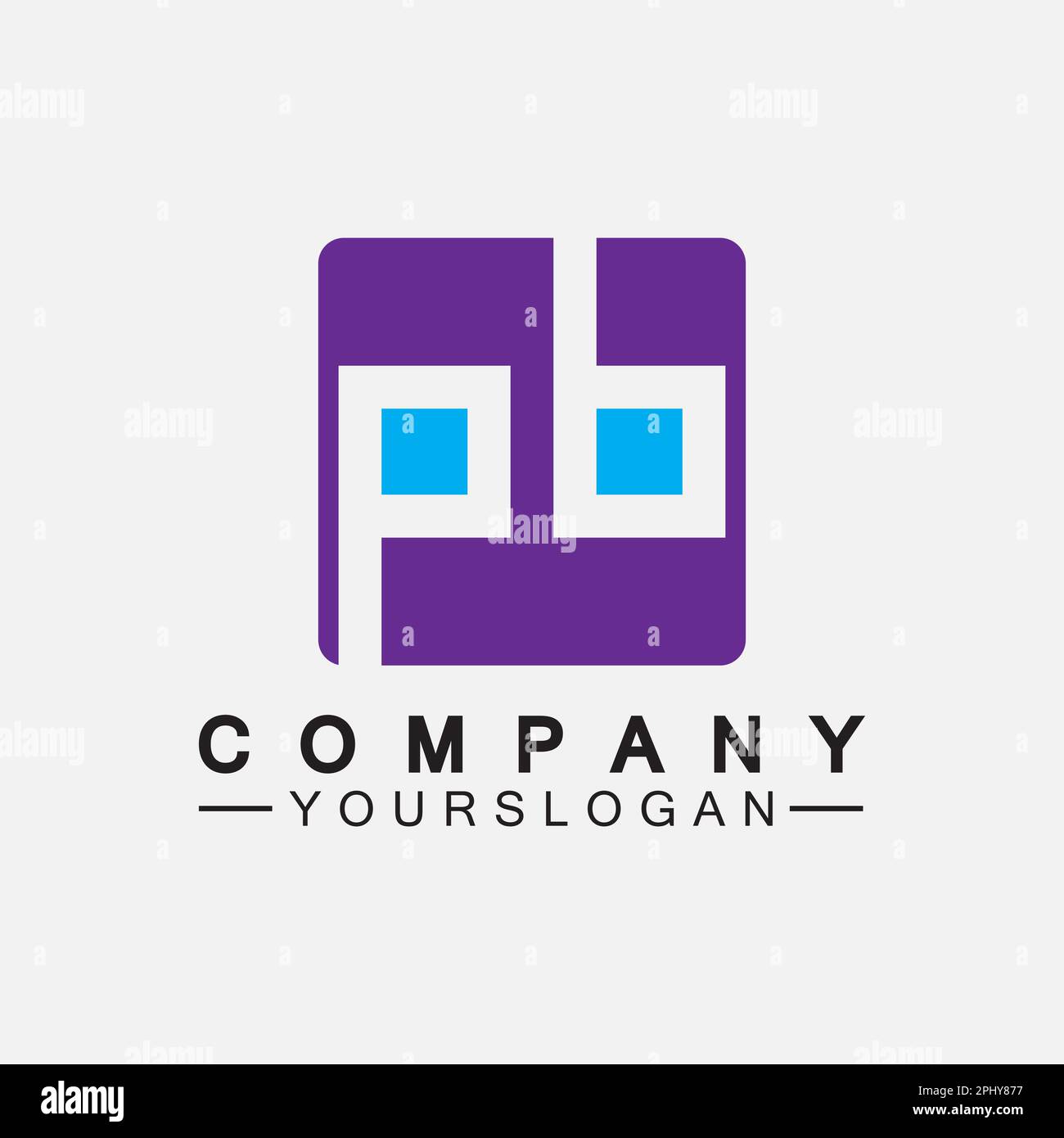 PB letter logo. Creative and Minimalist Letter BP PB Logo Design Stock ...