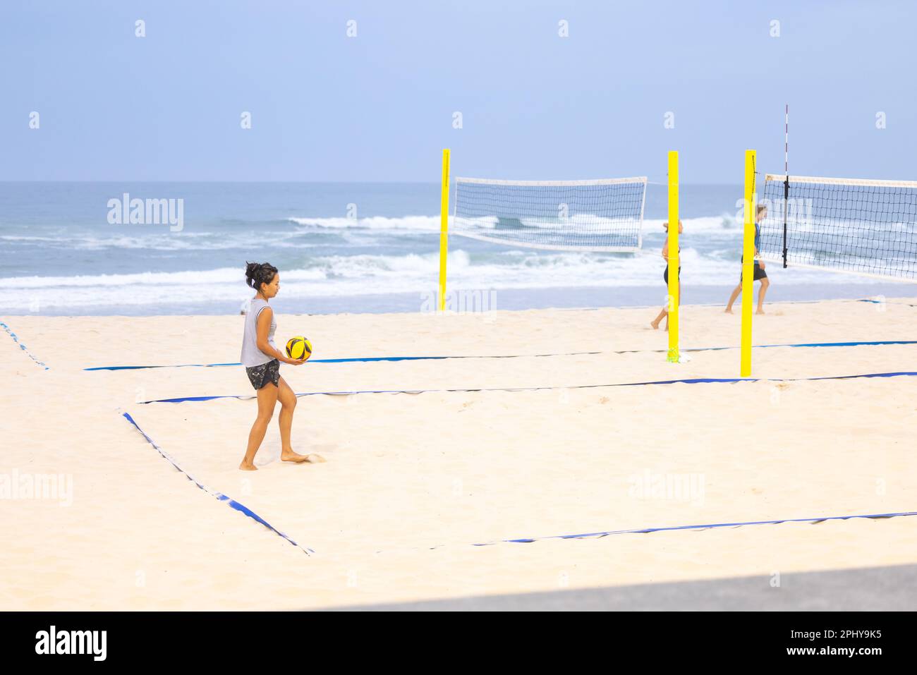 Surfers Paradise QLD Australia 9 March 2023 Beach volleyball