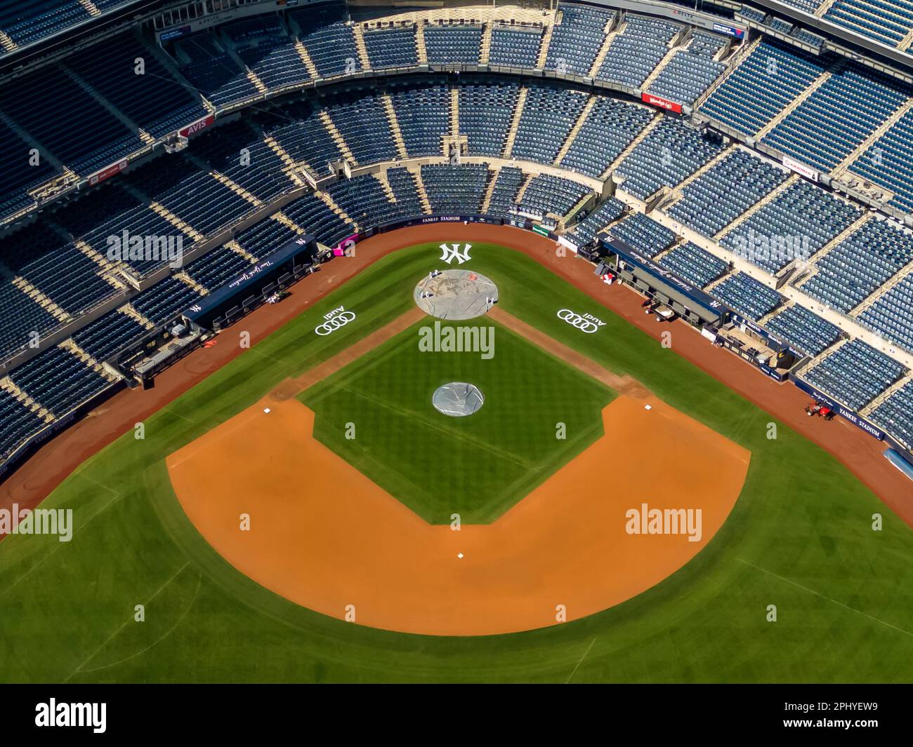 Yankee Stadium from above Stock Photo - Alamy