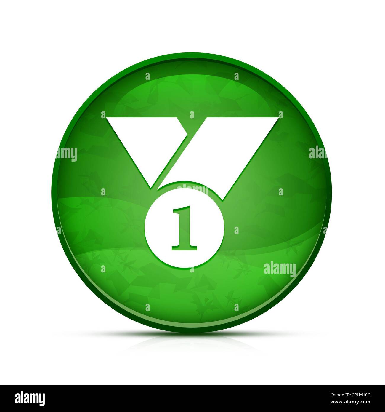 Glossy green one number Cut Out Stock Images & Pictures - Alamy