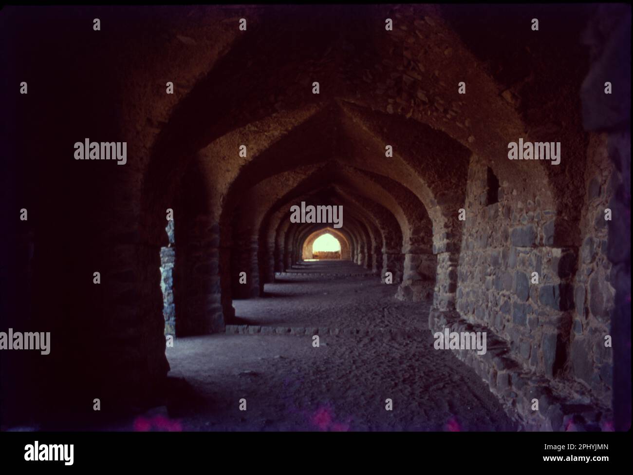 Corridor, Rupmati Pavilion, Mandu, Madhya Pradesh, India Stock Photo