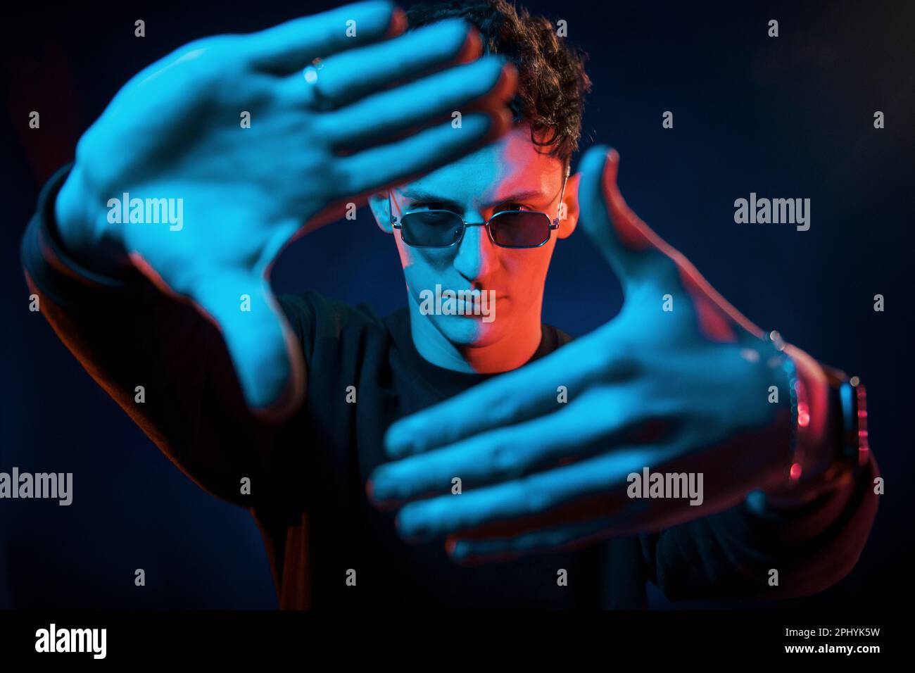 Stylish look neon lighting hi-res stock photography and images - Alamy
