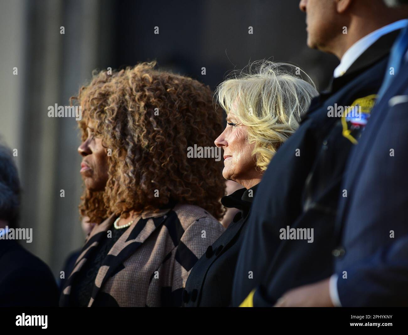 Nashville, USA. 29th Mar, 2023. Jill Biden during a vigil at Public ...