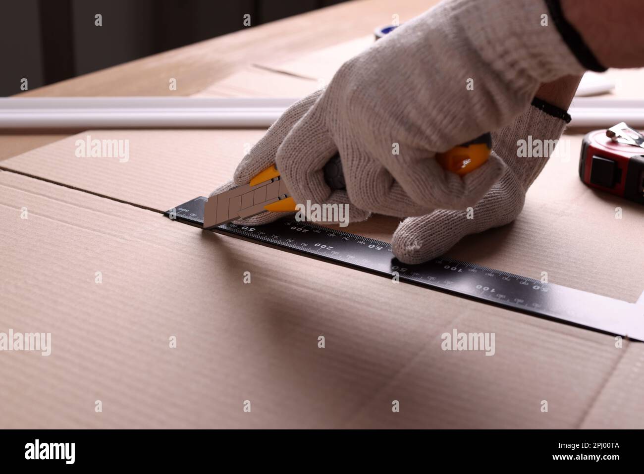 Retractable ruler hi-res stock photography and images - Alamy