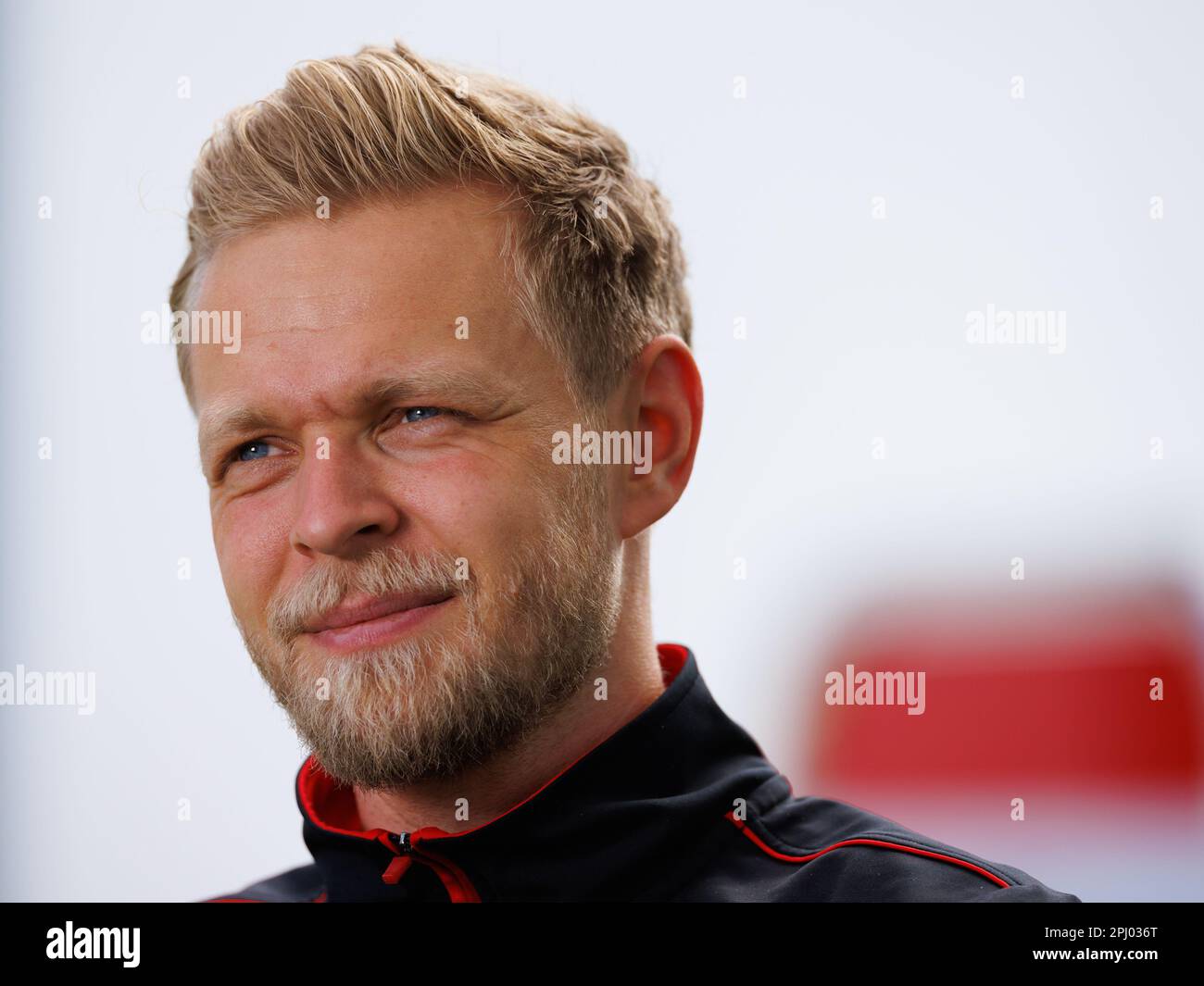 Albert Park, 30th March 2023 Kevin Magnussen (DEN) of the Haas F1 team in the paddock at the 2023 Australian Formula 1 Grand Prix. corleve/Alamy Live News Stock Photo