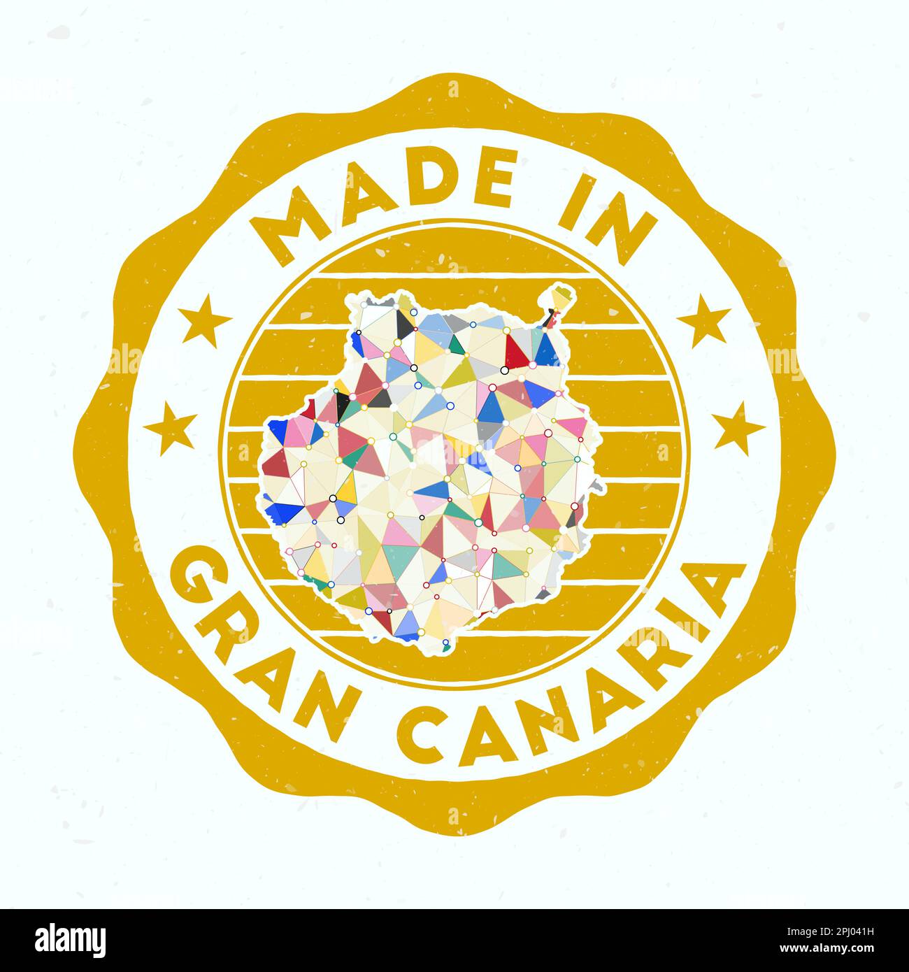 made-in-gran-canaria-stock-vector-images-alamy