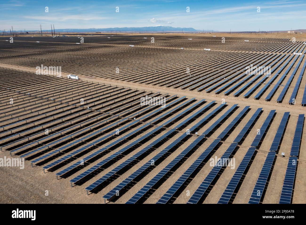 Pueblo, Colorado, The Bighorn Solar Project. The 300 Megawatt facility