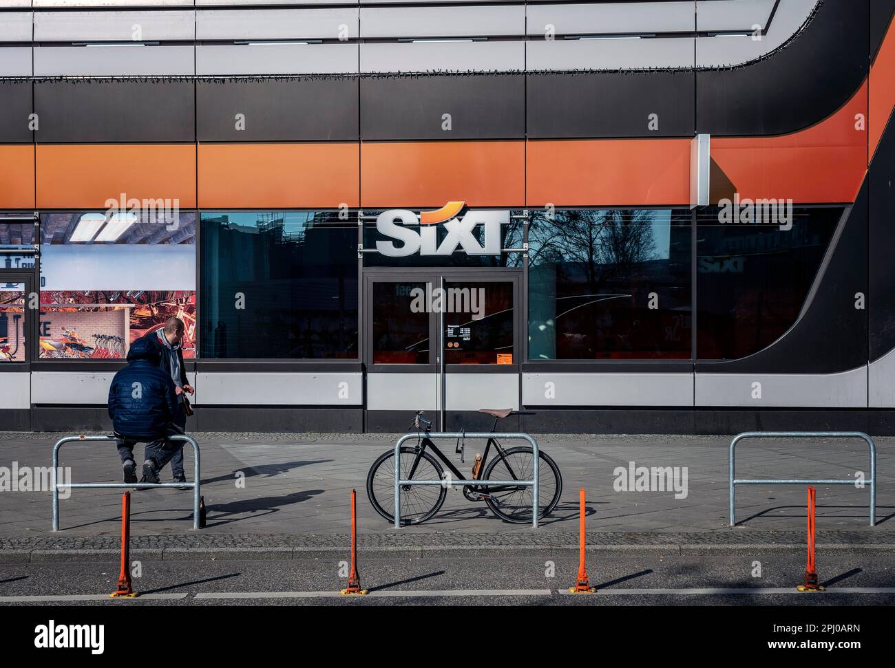 Sixt car rental, branch in Friedrichshain, Berlin, Germany Stock Photo