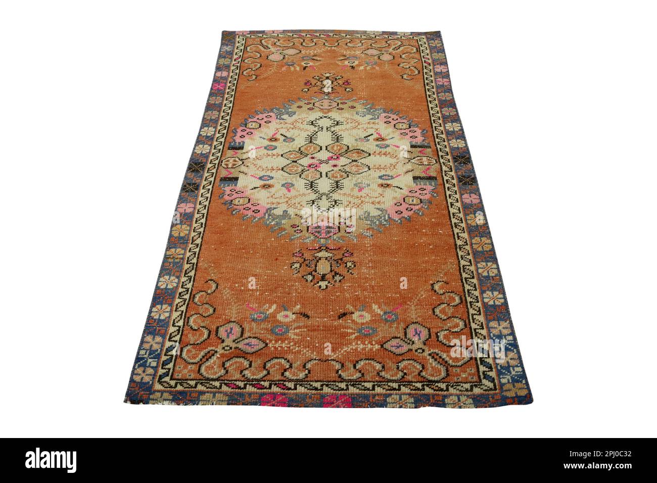 hand-woven, decorative wool Turkish rug Stock Photo - Alamy