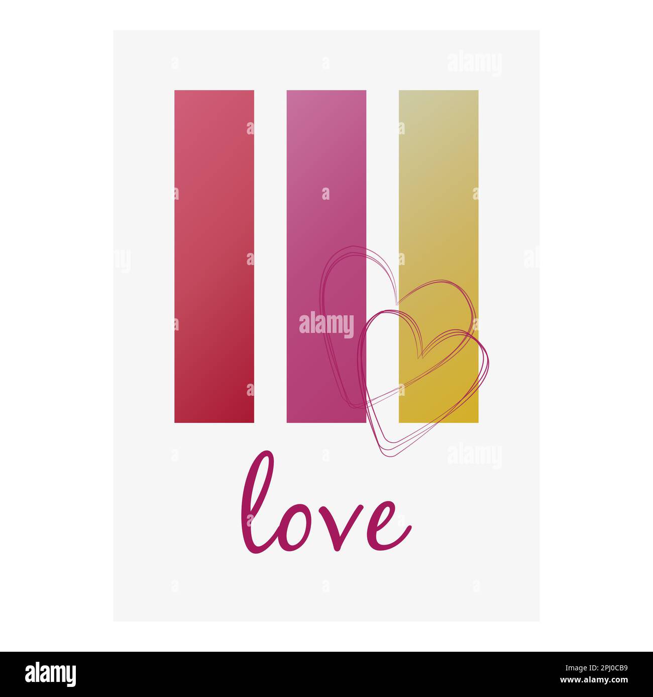 Happy Valentine's Day Envelope with Paper Hearts Flying Away. Vector ...