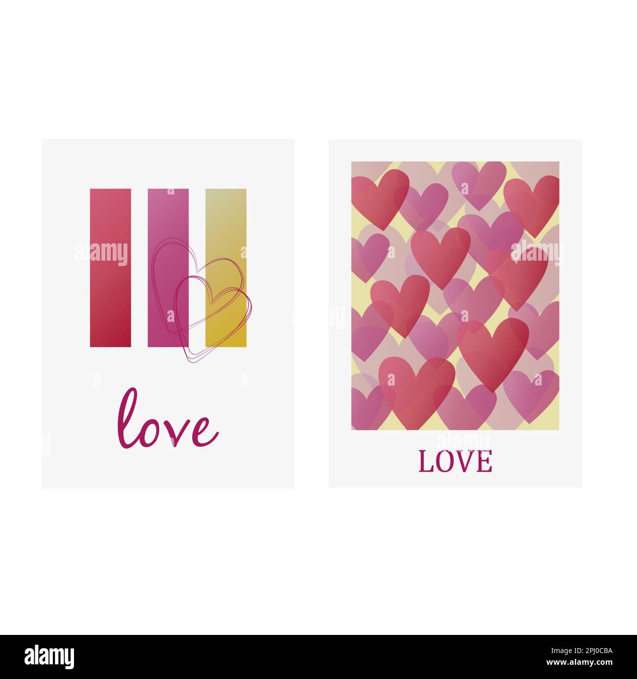 Happy Valentine's Day Envelope with Paper Hearts Flying Away. Vector ...