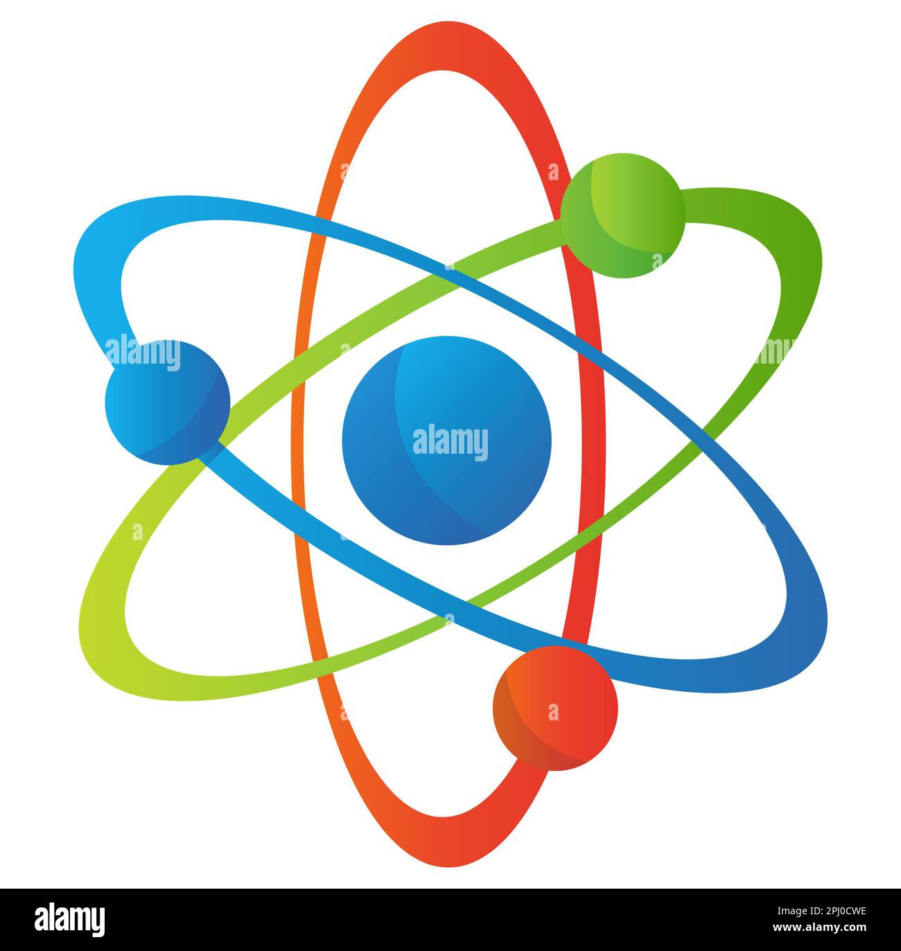 The atomic structure vector consists of protons, neutrons and electrons ...