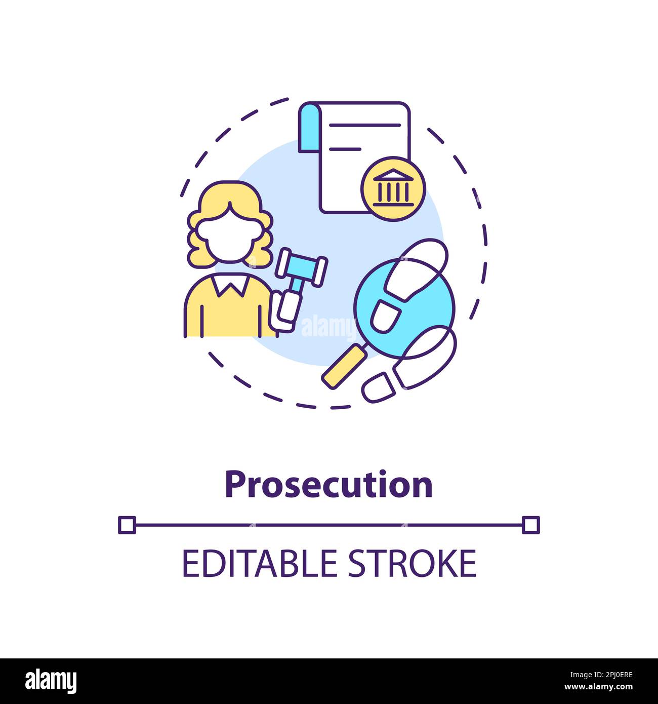 The General Prosecution Stock Vector Images - Alamy