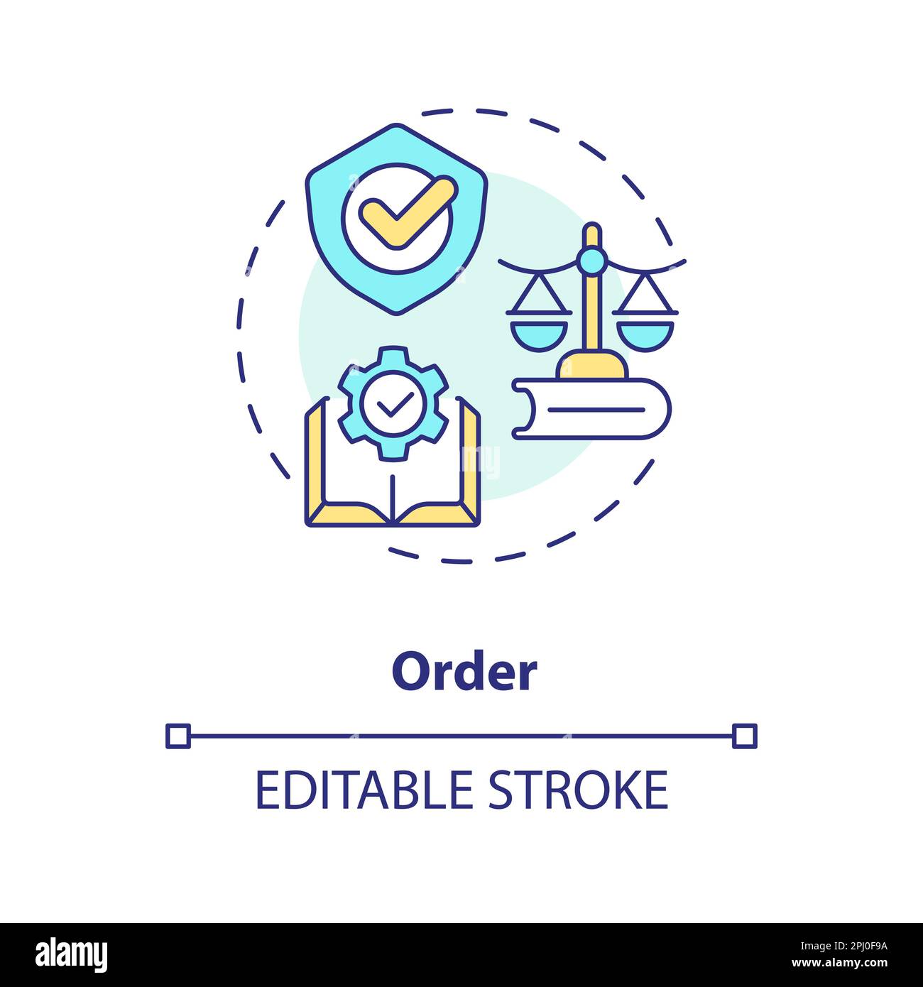 Order concept icon Stock Vector Image & Art - Alamy