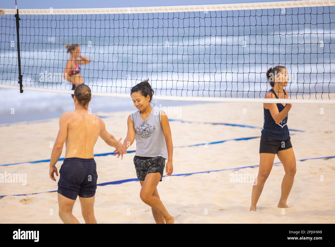 Surfers Paradise QLD Australia 9 March 2023 Beach volleyball