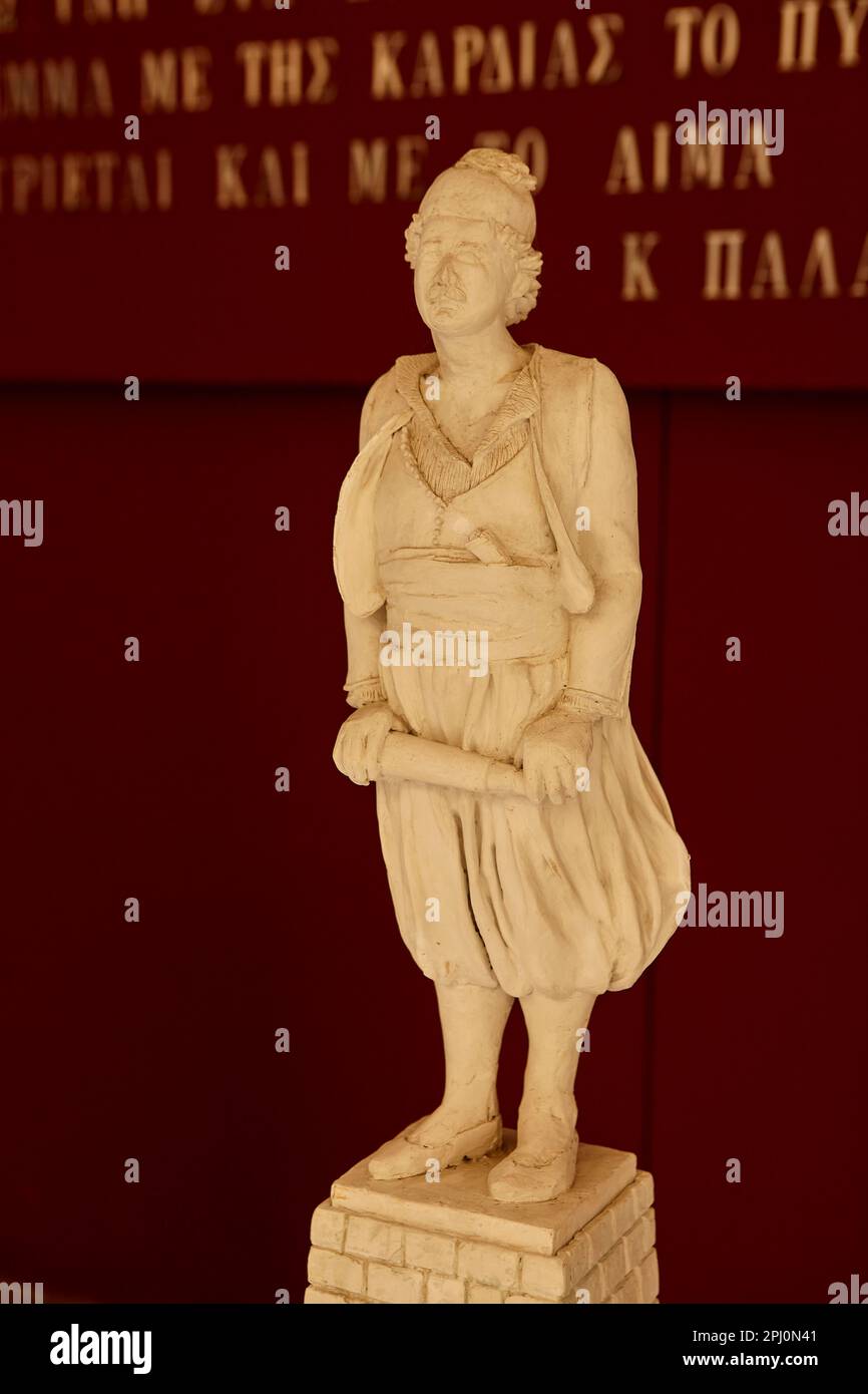 Konstantinos Kanaris statue Stock Photo Alamy