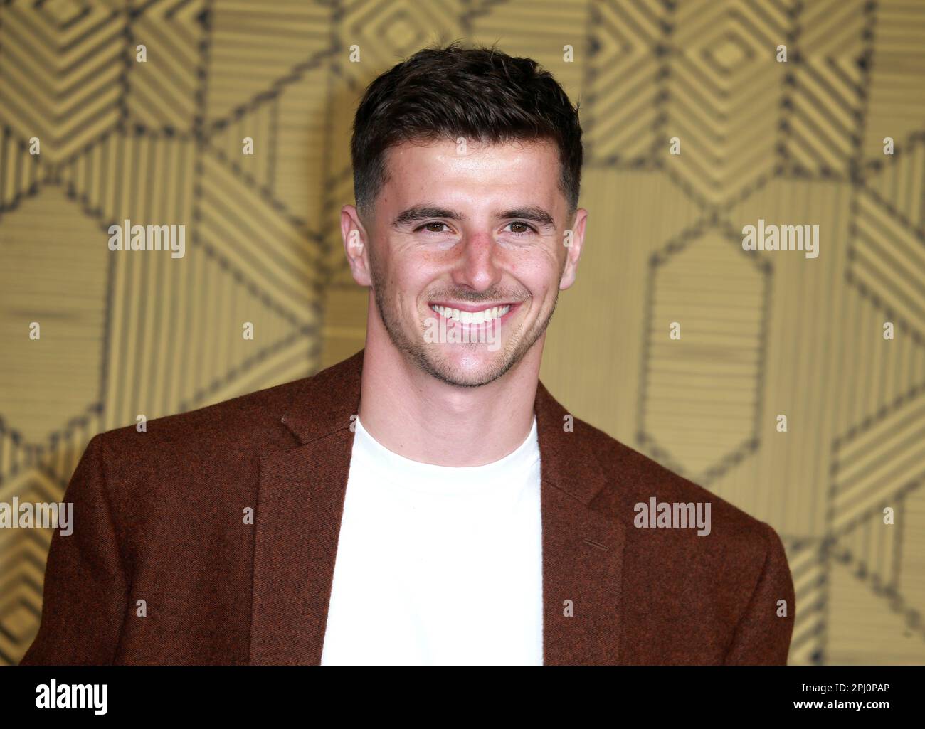 Mason Mount attends the "Black Panther Wakanda Forever" European Premiere. (Photo by Fred Duval