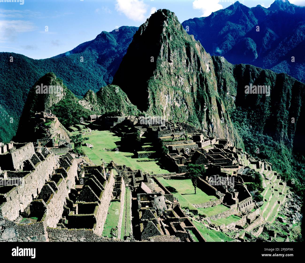 Machu Picchu Peru UNESCO World Heritage Site Stock Photo Alamy