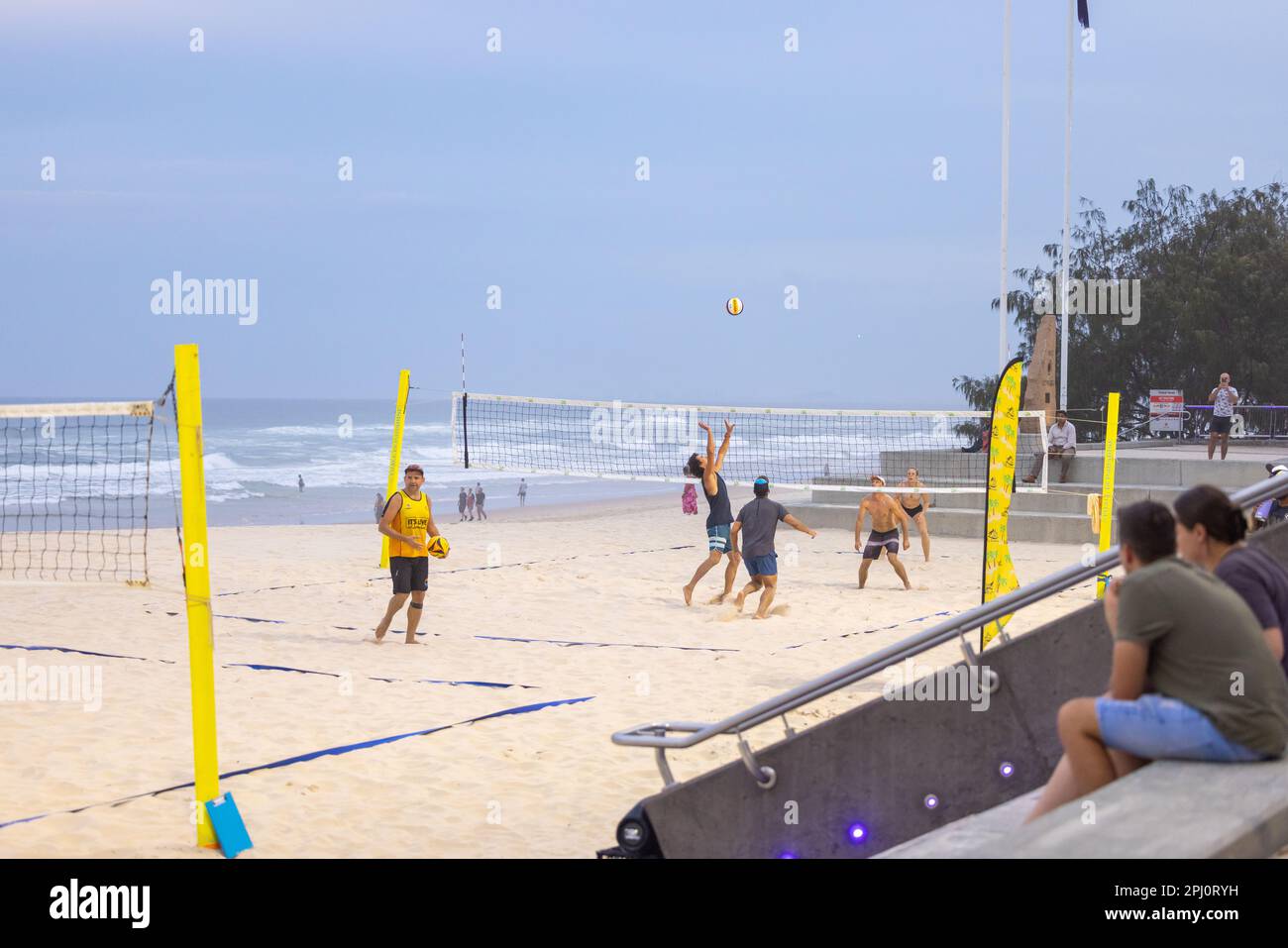 Surfers Paradise QLD Australia 9 March 2023 Beach volleyball