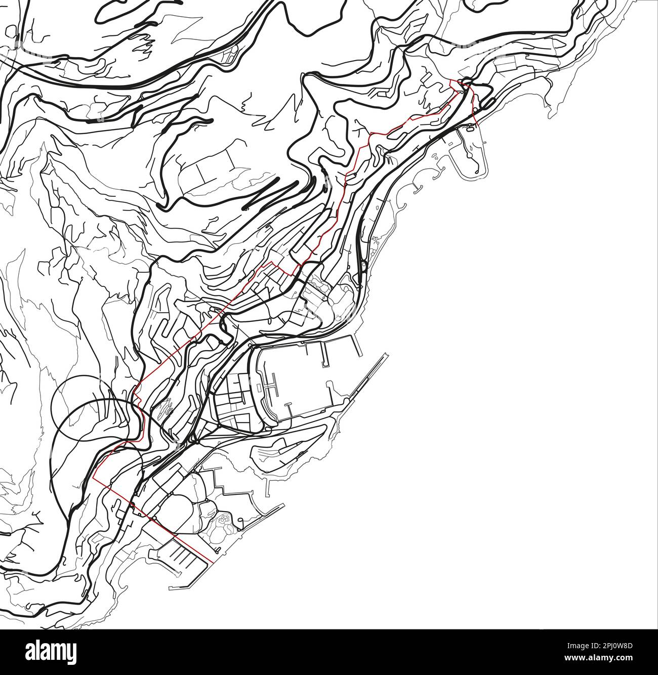 colorful-monaco-vector-city-map-stock-vector-image-art-alamy