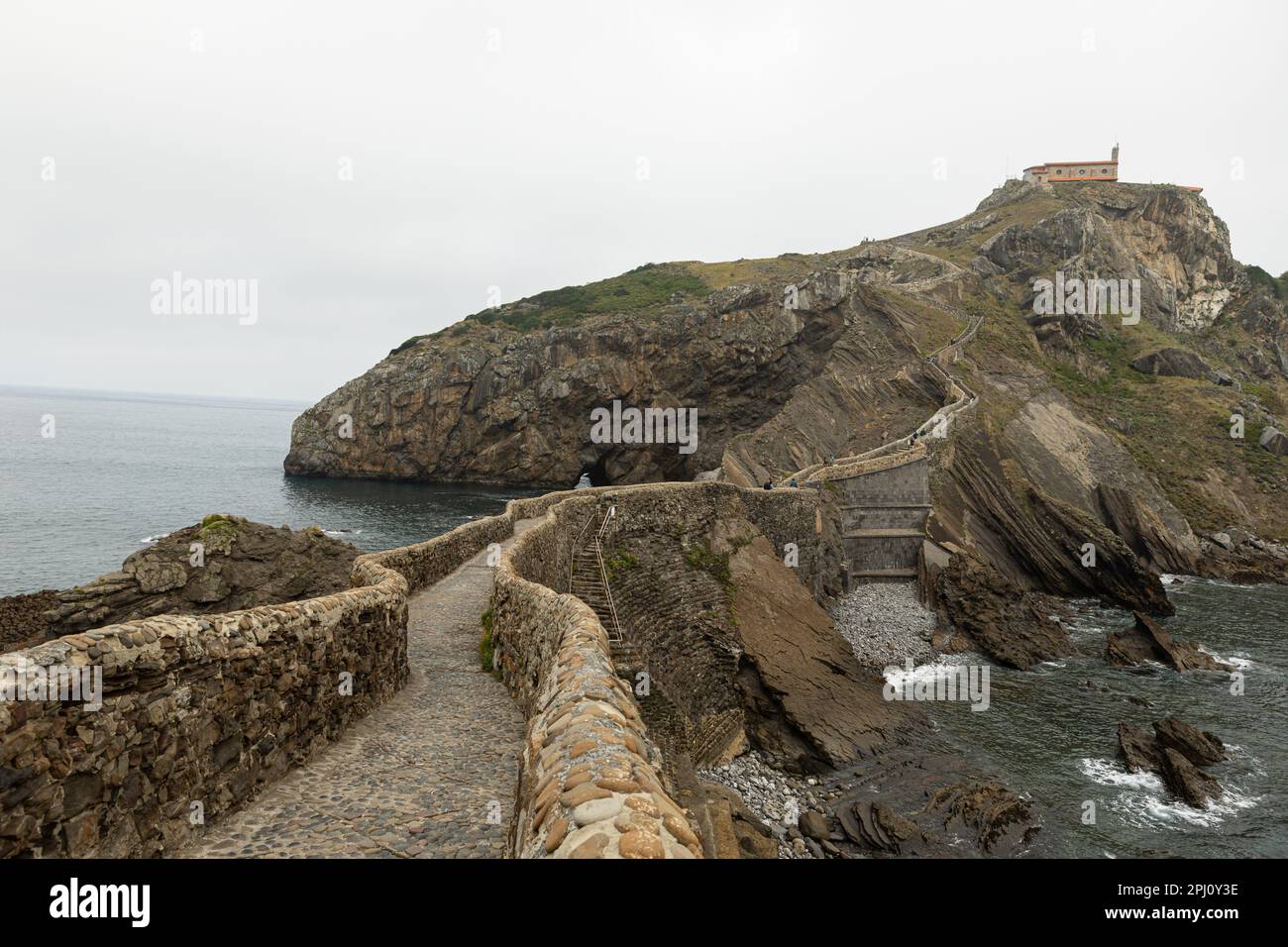 Famous Tourist Destination San Juan De Gaztelugatxe Basque Country