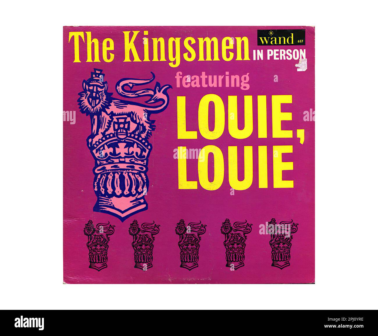 洋楽 The Kingsmen Louie, Louie WAND 657 The Kingsmen In Person Featuring Louie, Louie LP 1963 WAND