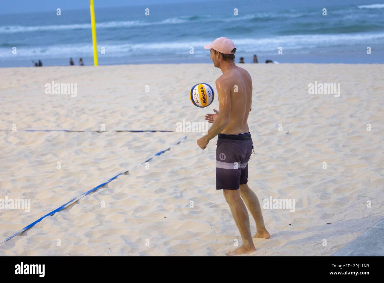 Surfers Paradise QLD Australia 9 March 2023 Beach volleyball