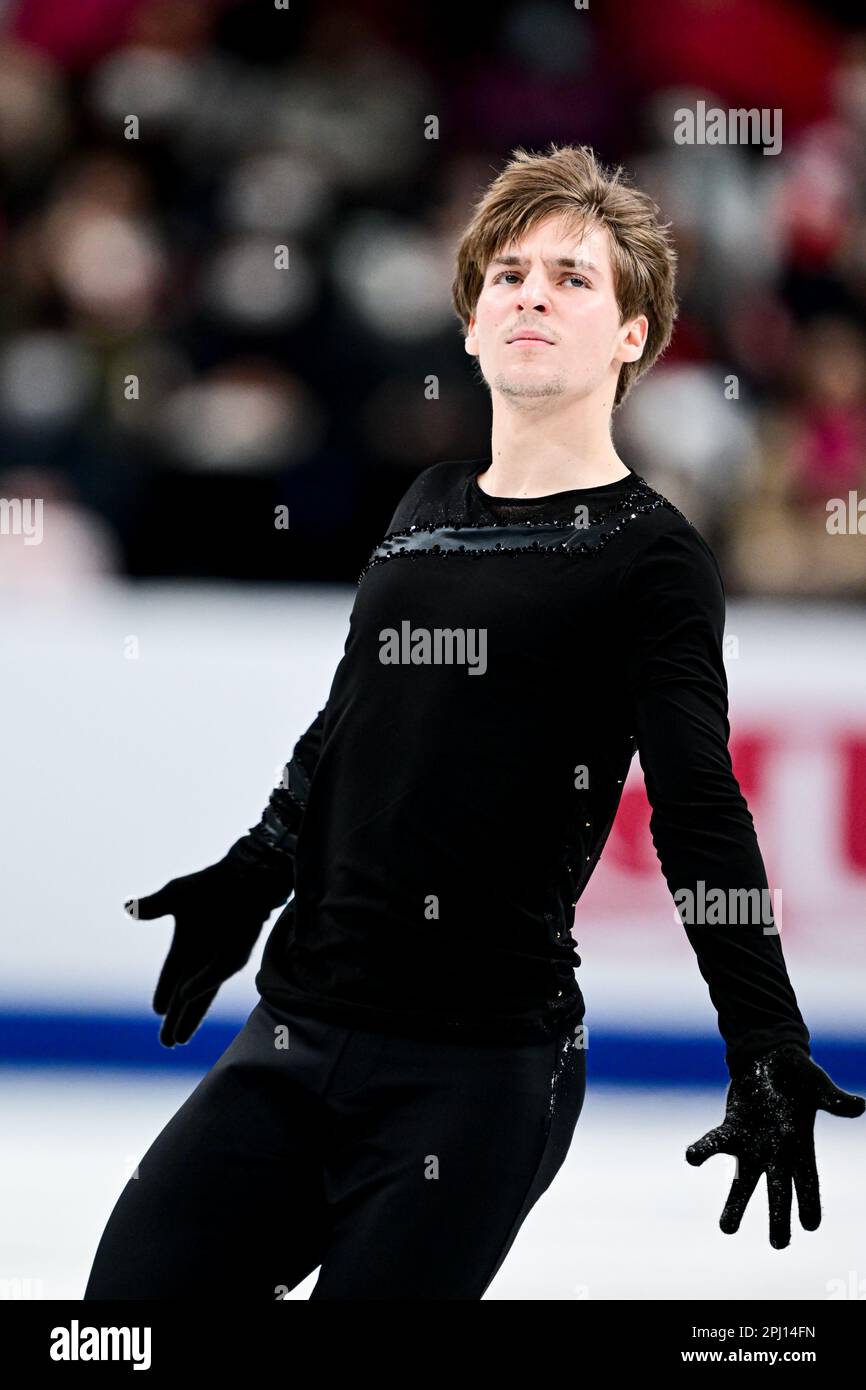 Andrew (USA), during Men Free Skating, at the ISU World