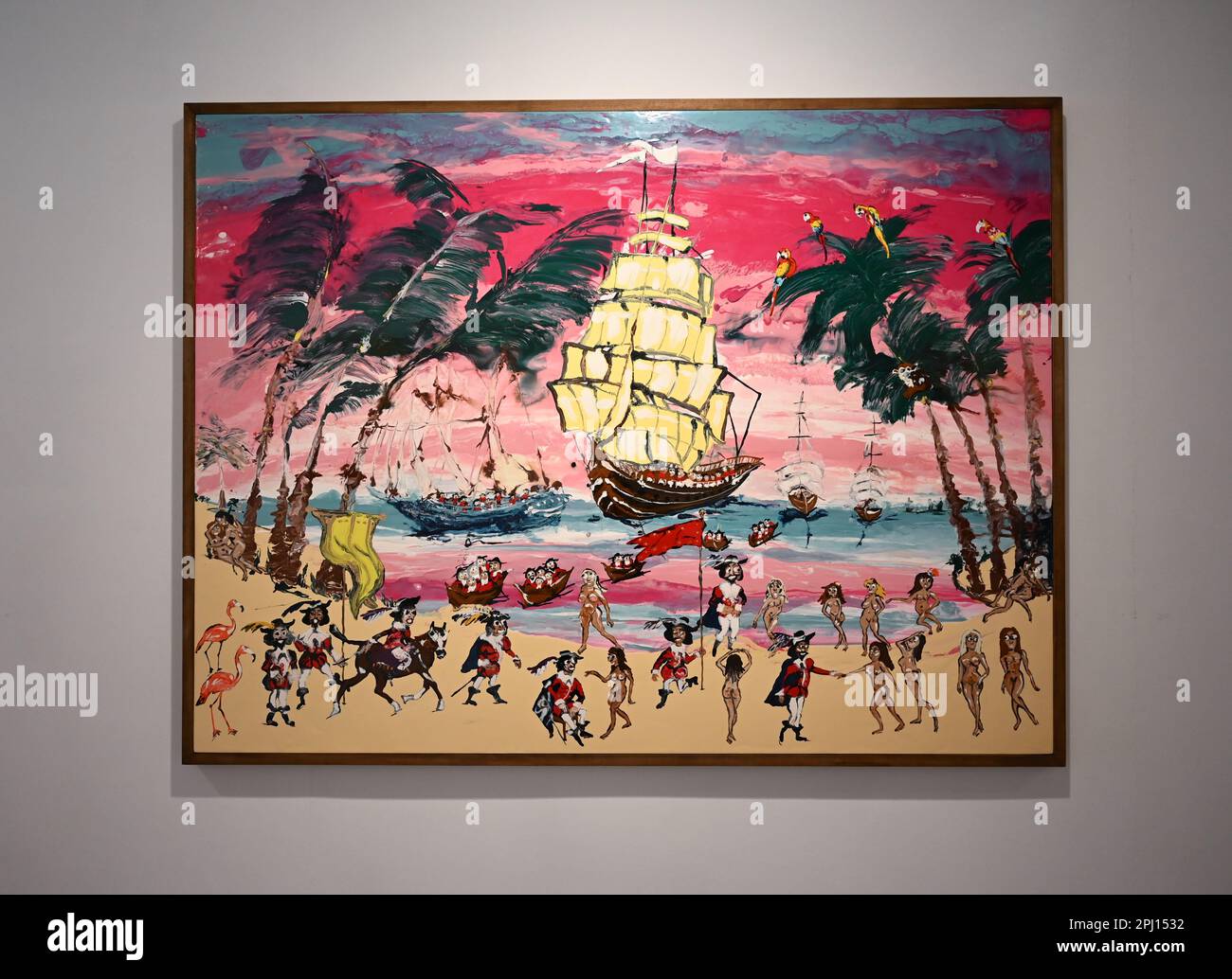 Playful Paintings Reveal His War London Key Takeaways