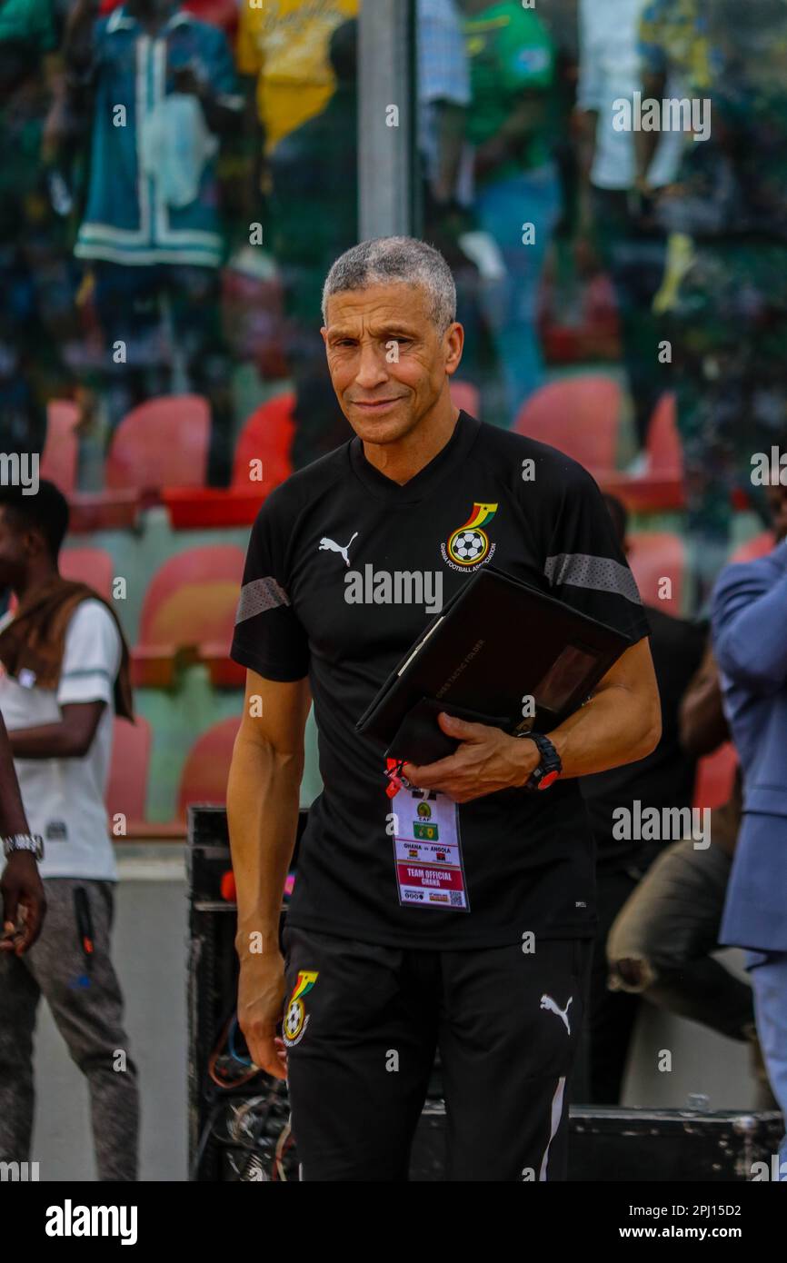 Coach Chris Hughton of Ghana team during the 2023 Africa Cup of Nations