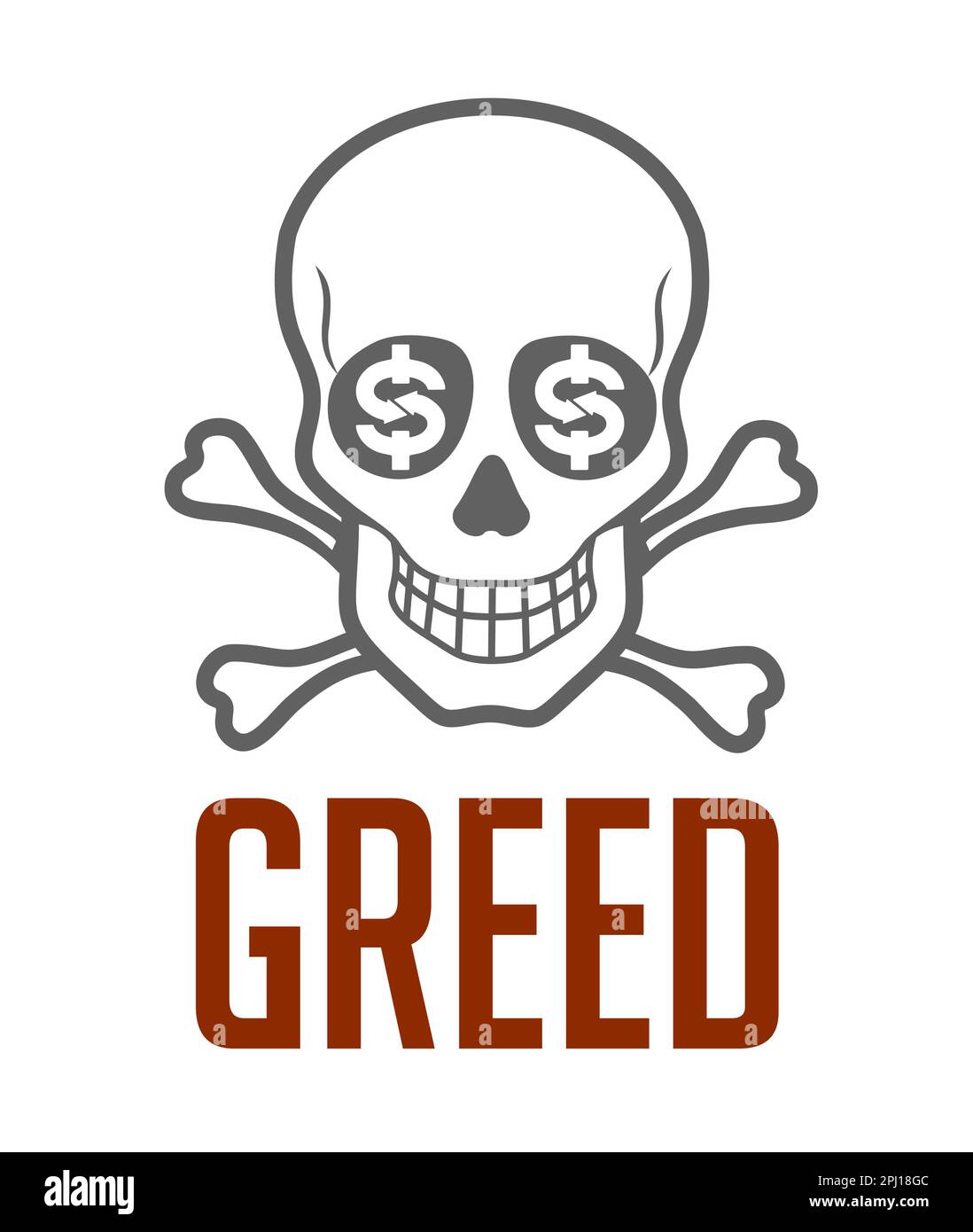 Corporate Greed Symbol