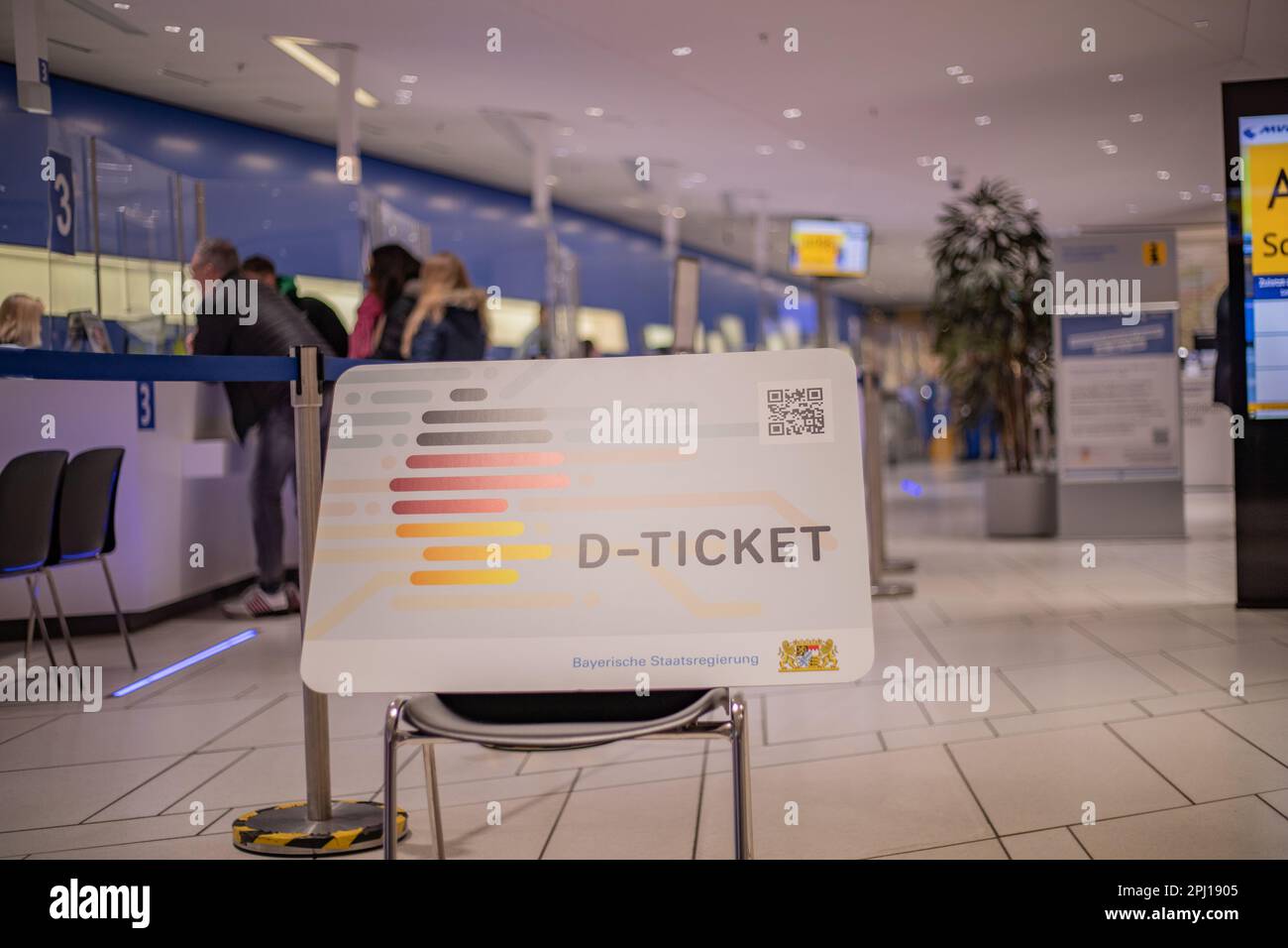 Munich, Germany. 30th Mar, 2023. Symbolic Image The socalled 49EuroTicket will be introduced