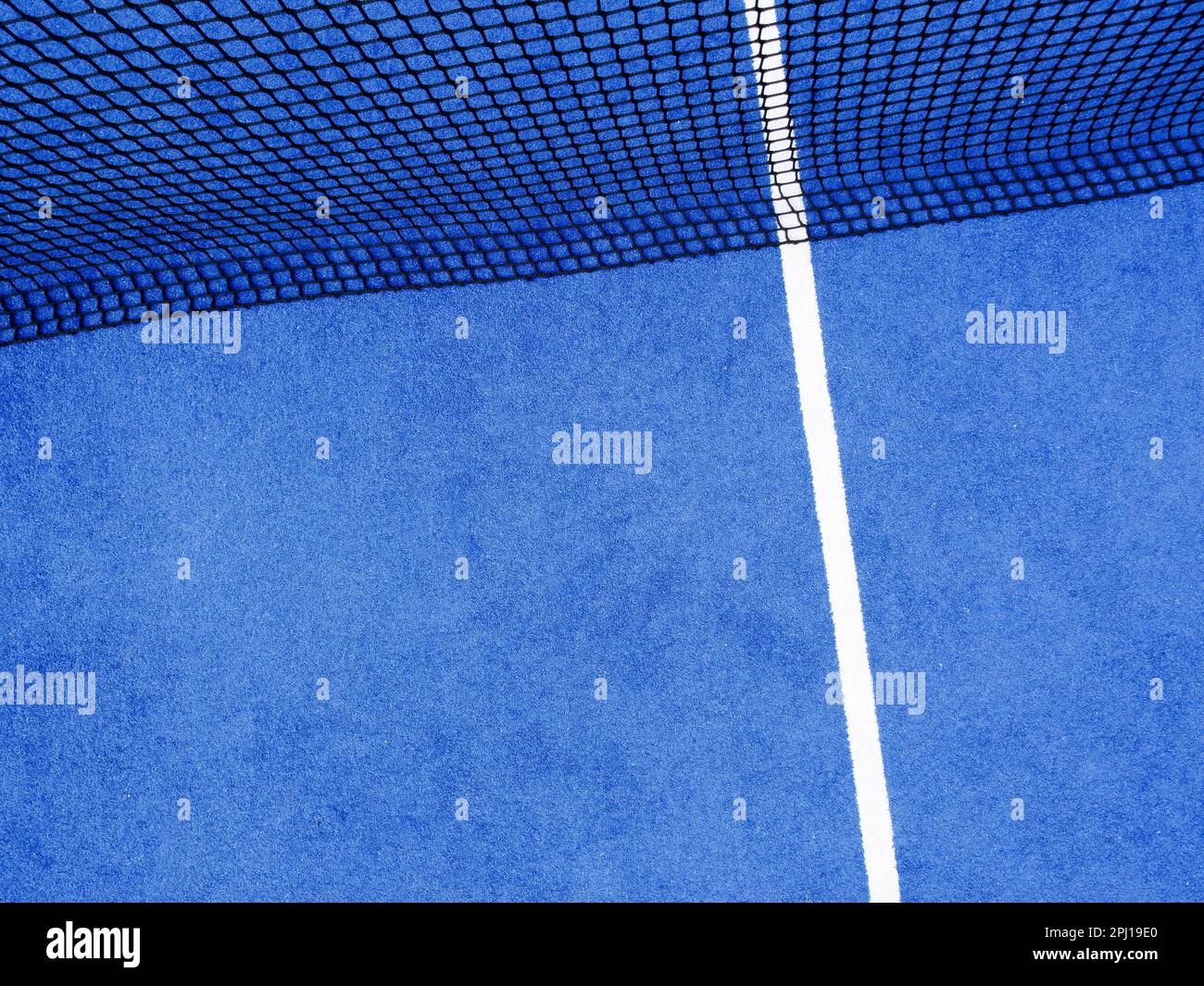 drone top view of a blue paddle tennis court Stock Photo - Alamy