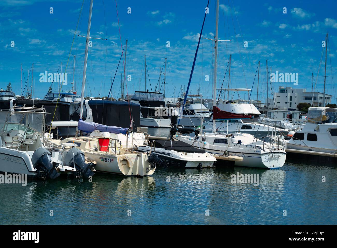 Boats in the Ocean Marina, Mandurah and its beautiful waterways on the