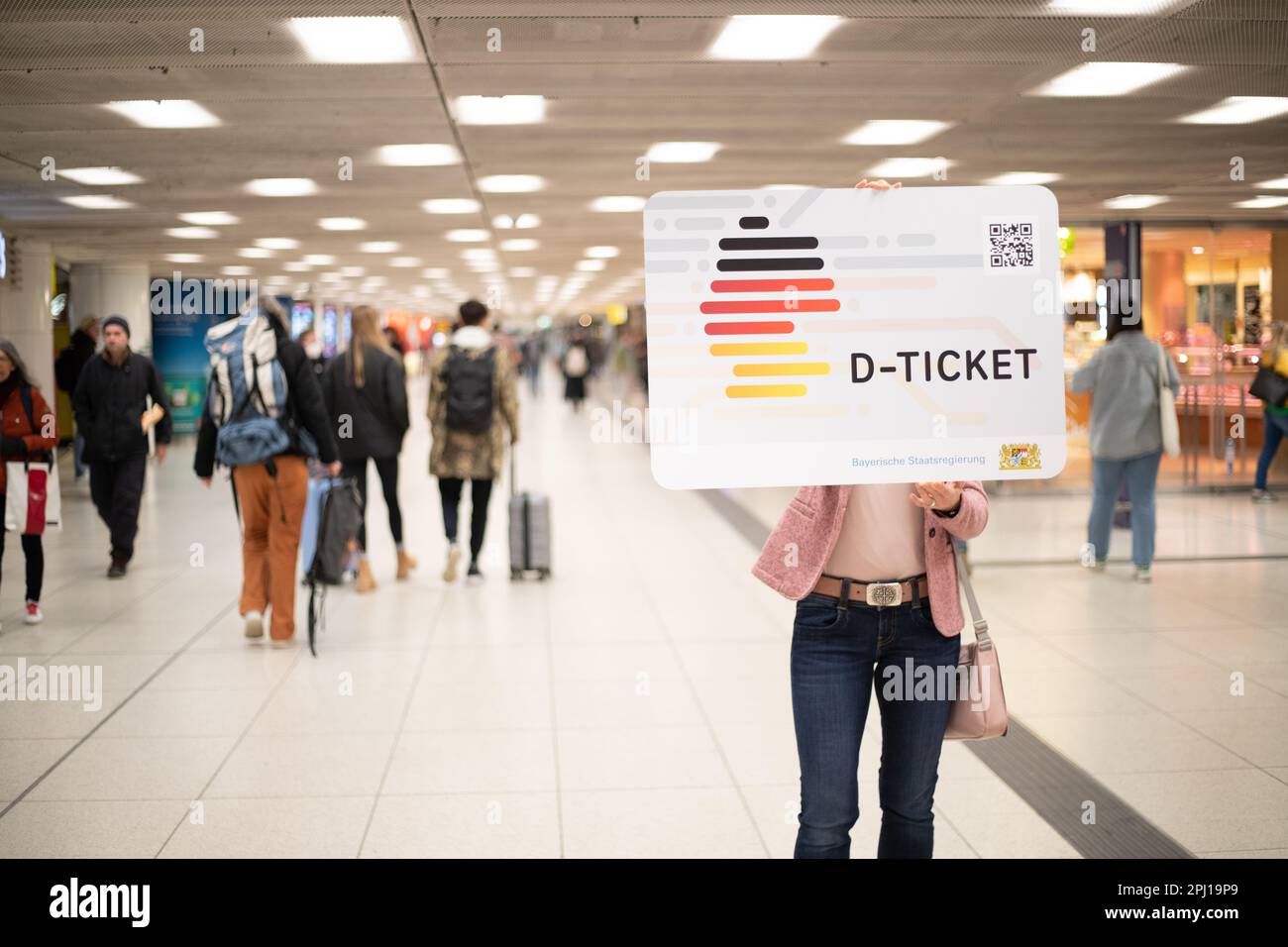 Munich, Germany. 30th Mar, 2023. Symbolic Image The socalled 49EuroTicket will be introduced