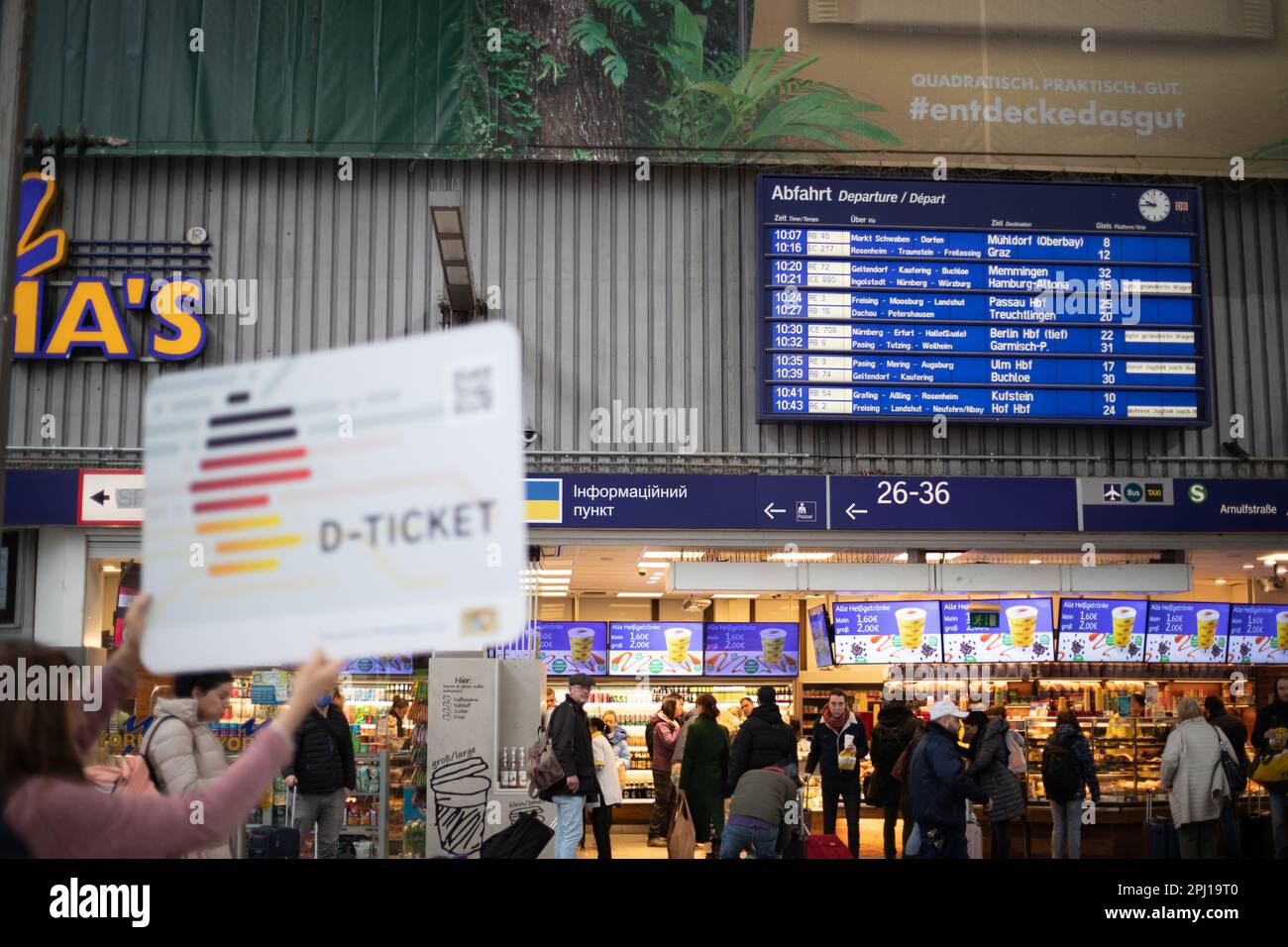 Munich, Germany. 30th Mar, 2023. Symbolic Image The socalled 49EuroTicket will be introduced