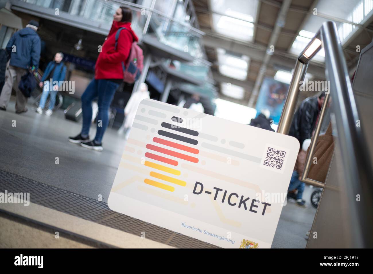 Munich, Germany. 30th Mar, 2023. Symbolic Image The socalled 49EuroTicket will be introduced