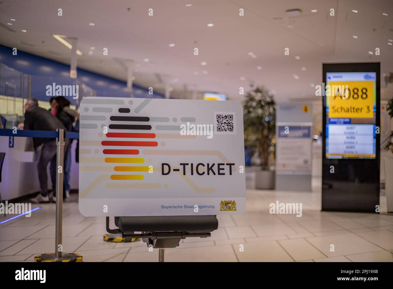Munich, Germany. 30th Mar, 2023. Symbolic Image The socalled 49EuroTicket will be introduced