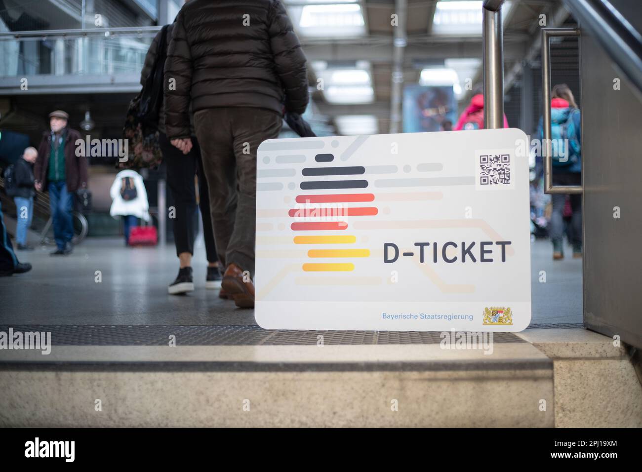 Munich, Germany. 30th Mar, 2023. Symbolic Image The socalled 49EuroTicket will be introduced