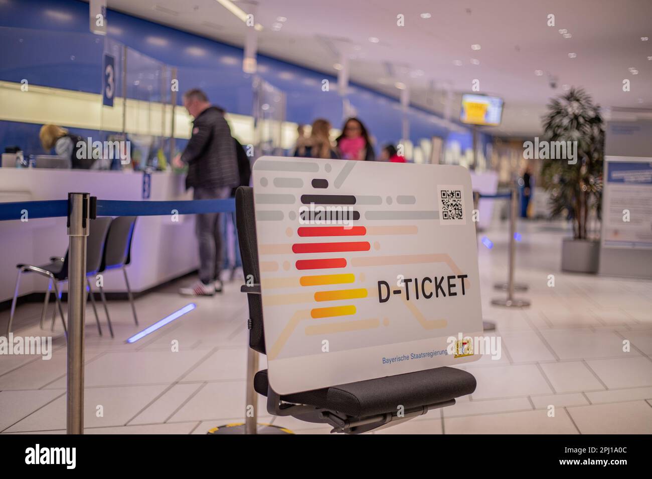 Munich, Germany. 30th Mar, 2023. Symbolic Image The socalled 49EuroTicket will be introduced