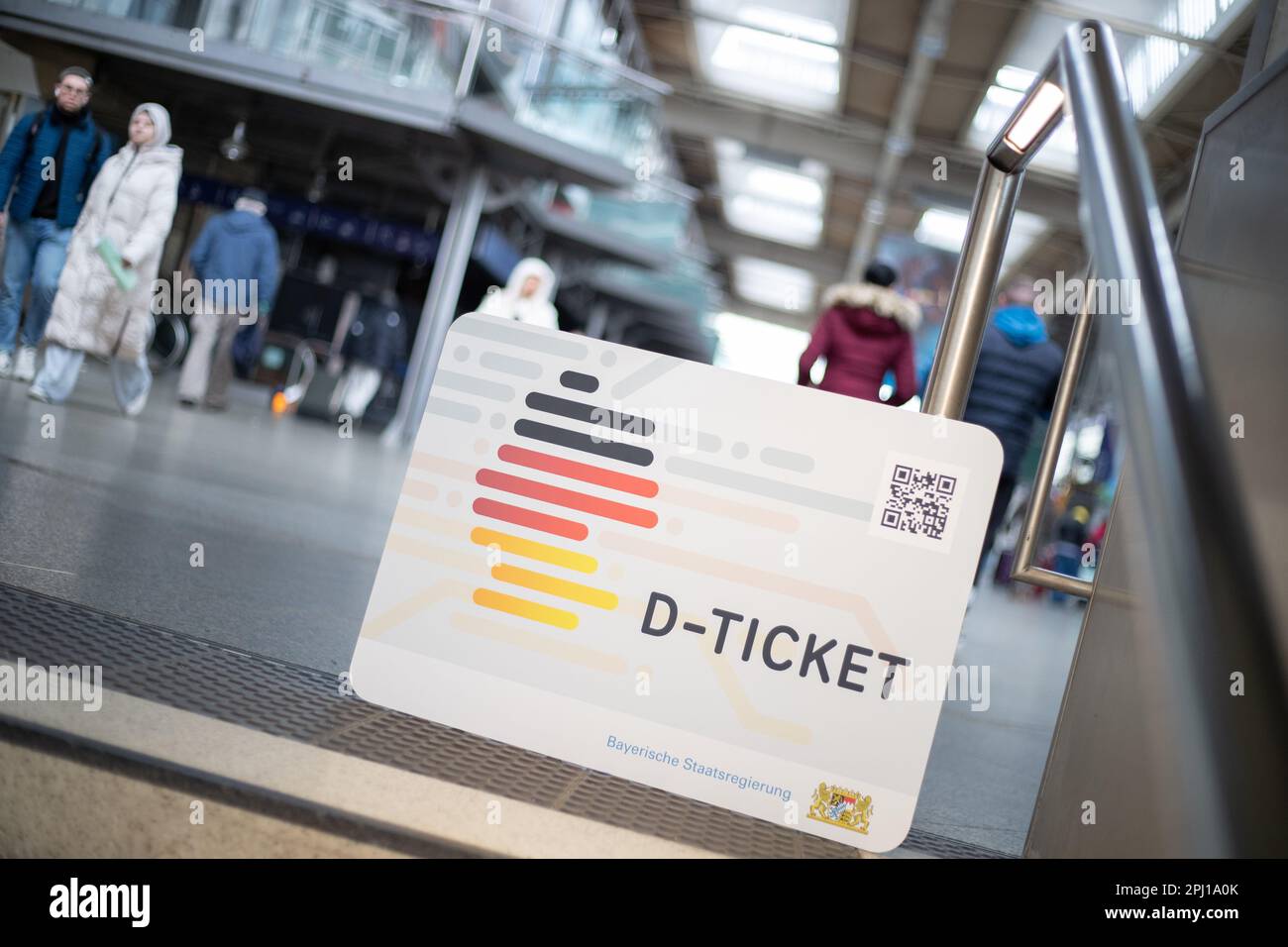 Munich, Germany. 30th Mar, 2023. Symbolic Image The socalled 49EuroTicket will be introduced
