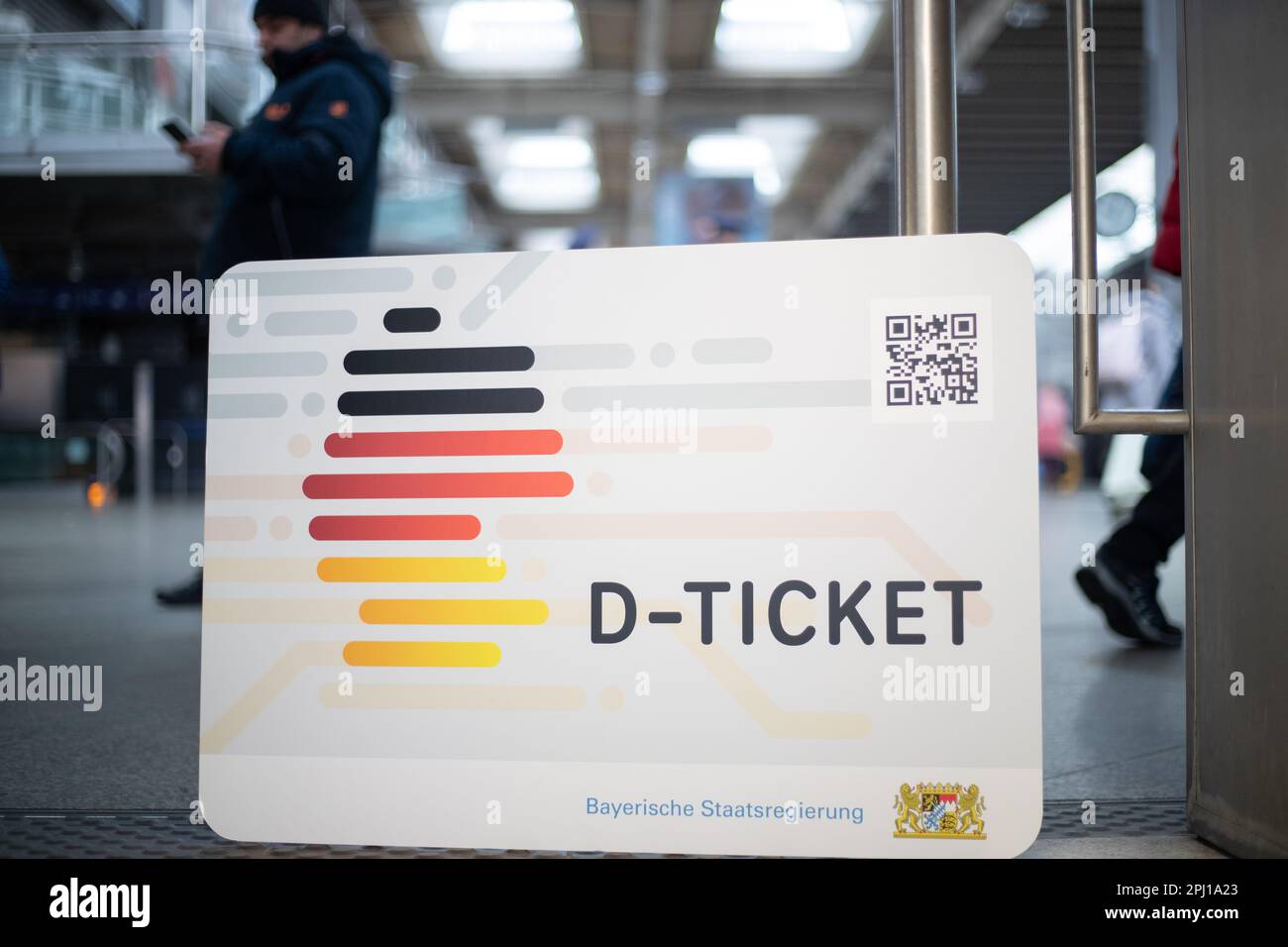 Munich, Germany. 30th Mar, 2023. Symbolic Image The socalled 49EuroTicket will be introduced