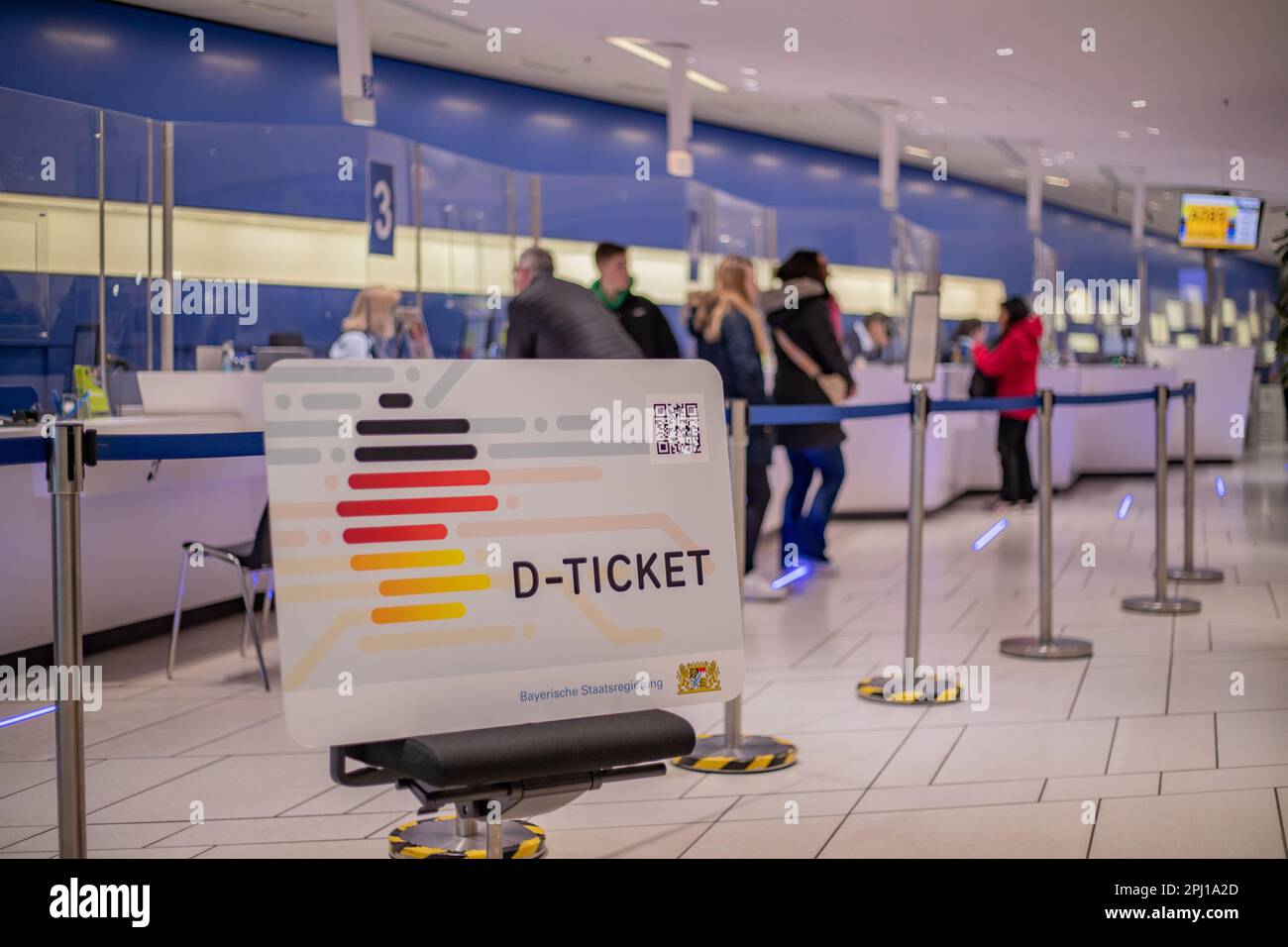 Munich, Germany. 30th Mar, 2023. Symbolic Image The socalled 49EuroTicket will be introduced