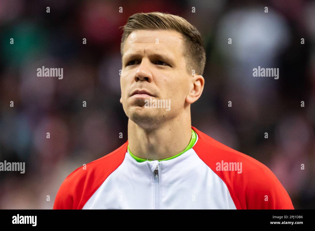 Wojciech Szczesny of Poland seen during the UEFA EURO 2024 qualifying