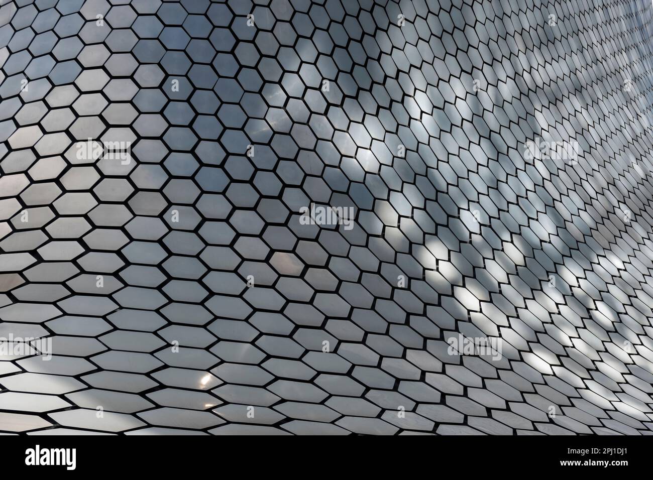 Detail of the Museo Soumaya in the Polanco neighborhood of Mexico City Stock Photo