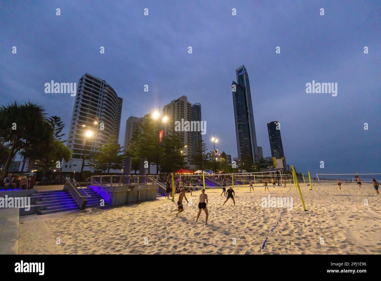 Surfers Paradise QLD Australia 9 March 2023 Beach volleyball