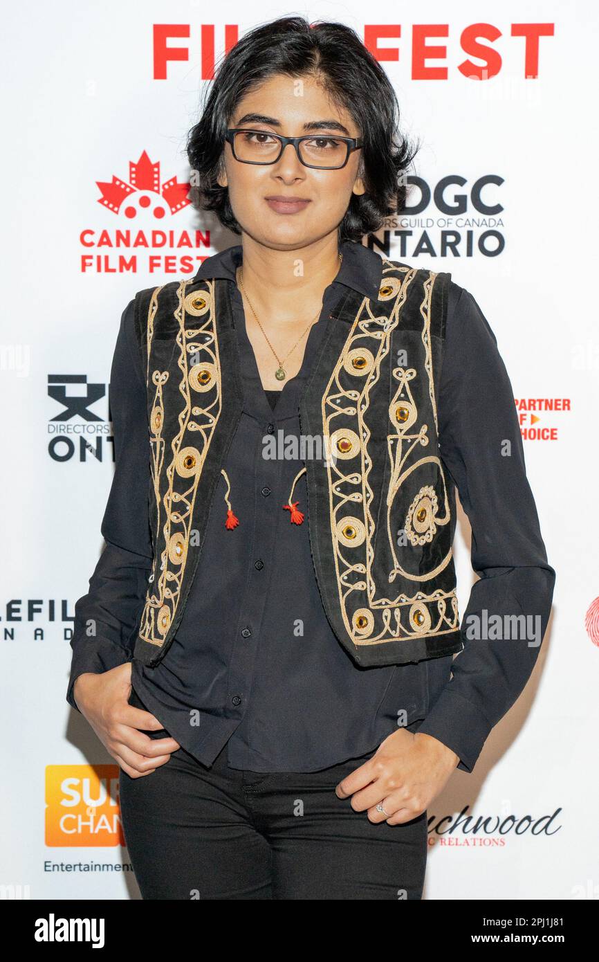 Toronto, Canada. 29th Mar, 2023. Shemrezade Mian attends the “There Are No  Children Here” Premeire - Canadian Film Festival, at Scotiabank in Toronto.  The Canadian Film Fest is a non-profit organization whose